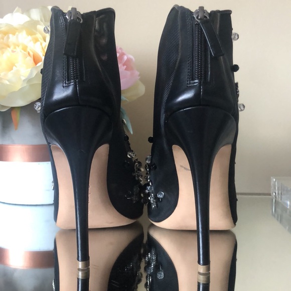 NEW Rupert Sanderson Black Studded Accents Boots - Picture 5 of 16